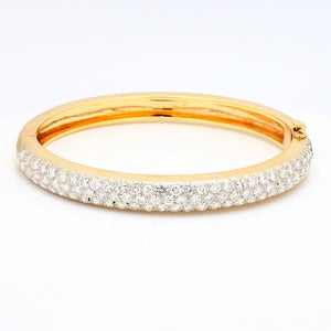 SOLD - 5.00ctw Round Brilliant Cut Pave Diamond Bracelet