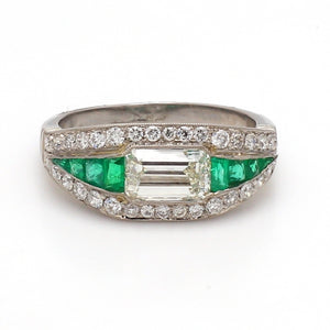 SOLD - 1.00ct Emerald Cut Diamond Ring
