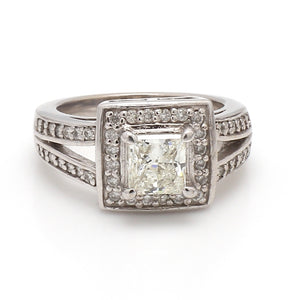 SOLD - 1.00ct Princess Cut Diamond Ring