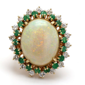 SOLD - 8.00ct Oval Cut Opal Ring