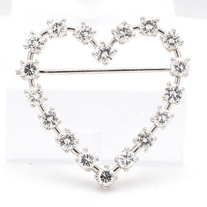 SOLD - Tiffany & Co., 2.60ctw Round Brilliant Cut Diamond Brooch