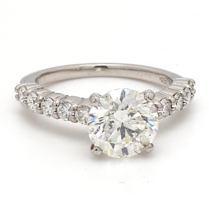 SOLD - 2.78ct I I2 Round Brilliant Cut Diamond Ring - GIA Certified