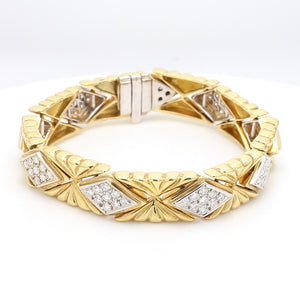 SOLD - Sal Praschnik, 1.87ctw Round Brilliant Cut Diamond Bracelet