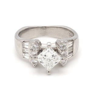 SOLD - 1.00ct Princess Cut Diamond Ring