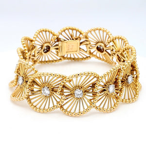 SOLD - Cartier, 2.50ctw Round Brilliant Diamond Bracelet