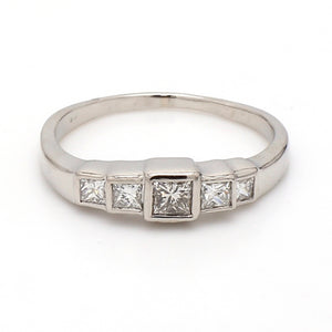 SOLD - 0.35ctw Princess Cut Diamond Ring