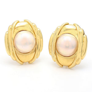 15mm Mabe Pearl Earrings
