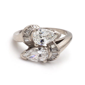 SOLD - 1.65ctw Pear Brilliant Cut Diamond Ring