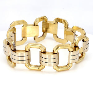 SOLD - Rectangular Link Bracelet