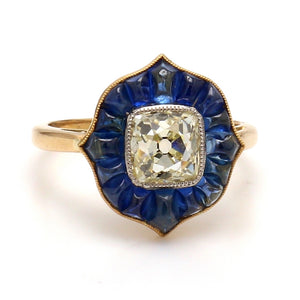SOLD - 1.50ct Old Mine Cut Diamond Ring