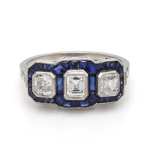 SOLD - 0.75ctw Emerald Cut Diamond Ring