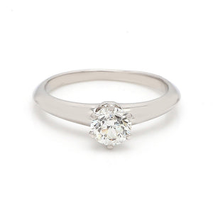 Tiffany & Co., 0.57ct I VS1 Old European Cut Diamond Solitaire Ring - GIA Certified