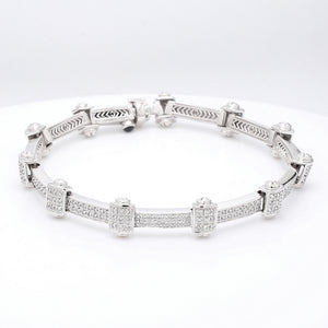 SOLD - Charriol, 1.30ctw Round Brilliant Cut Diamond Bracelet
