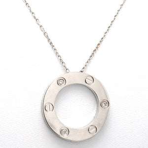 SOLD - Cartier, 3 Diamond LOVE Necklace