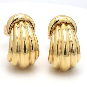 SOLD - Charles Turi, Gold Earrings