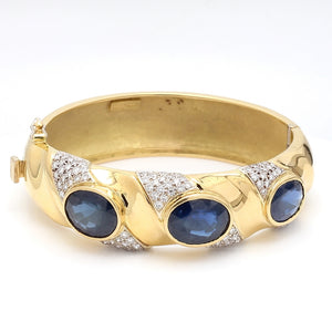SOLD - Hauer, 19.11ctw Oval Cut Sapphire Bracelet