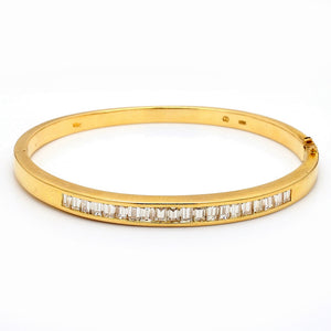 SOLD - 3.00ctw Baguette Cut Diamond Bracelet