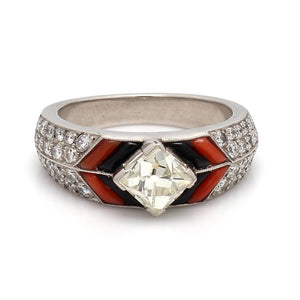 SOLD - 1.32ct French Cut Diamond Ring