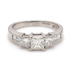 0.65ct Princess Cut Diamond Ring
