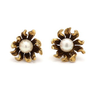 SOLD - 5.5mm Pearl Earrings