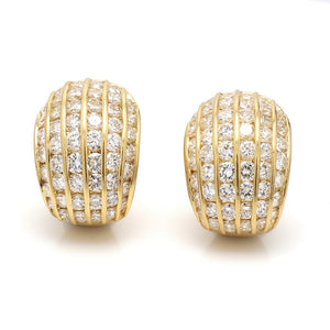 SOLD - 3.00ctw Round Brilliant Cut Diamond Earrings