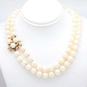 SOLD - Double-Strand, Pearl Necklace