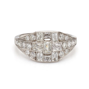 SOLD - 1.50ctw Old European and French Cut Diamond Ring