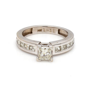 SOLD - 0.65ct Princess Cut Diamond Ring