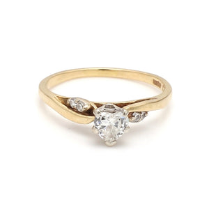 SOLD - 0.40ct Heart Shaped Diamond Ring