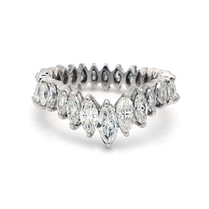 SOLD - 2.50ctw Marquise Cut Diamond Eternity Band