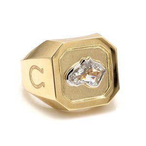 SOLD - 0.92ct H VVS2 Horse Head Cut Diamond Ring - GIA Certified