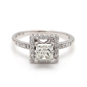 SOLD - 1.05ct Princess Cut Diamond Ring