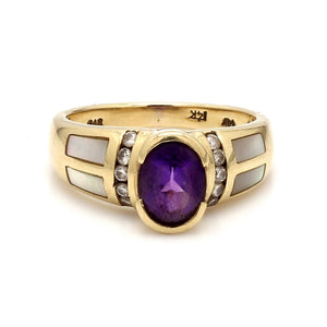 SOLD - 1.50ct Oval Cut Amethyst Ring