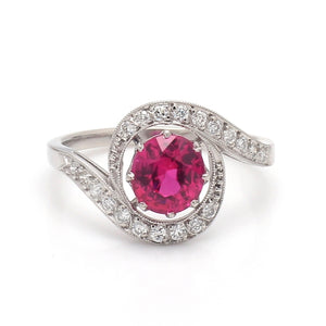 1.36ct Oval Cut, No Heat, Red-Pink Spinel - AGL Certified