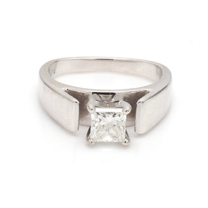 SOLD - 0.50ct Princess Cut Diamond Solitaire Ring