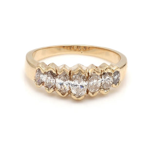 SOLD - 0.80ctw Marquise Cut Diamond Ring