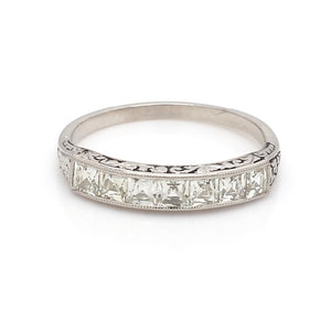 SOLD - 0.84ctw French Cut Diamond Ring