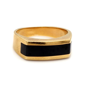 SOLD - Black Onyx Inlay Ring
