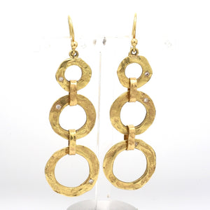 SOLD - 18K Gold Earrings