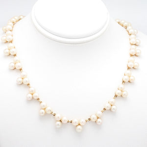 SOLD - Pearl Station Necklace