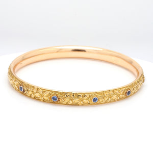 SOLD - 0.50ctw Round Brilliant Cut Sapphire Bracelet