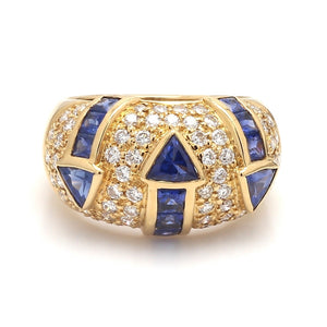 SOLD - 1.96ctw Sapphire and Diamond Band