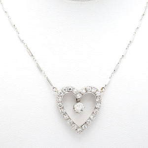 SOLD - 1.00ctw Round Brilliant Cut Diamond Necklace