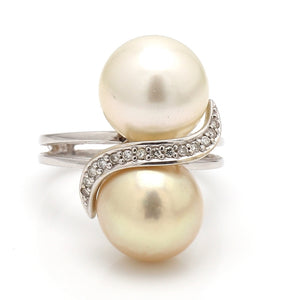SOLD - 11mm Pearl Ring