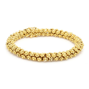 SOLD - 20K Gold Flower Cluster Bracelet