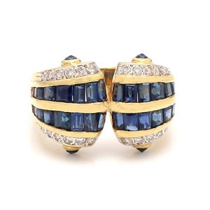 2.25ctw Sapphire and Diamond Ring