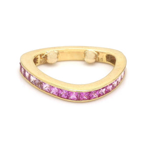 2.00ctw Pink Sapphire Band