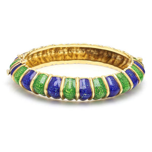 Tiffany & Co., Blue and Green Enamel Bracelet