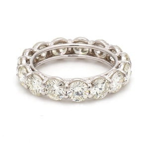 SOLD - 5.05ctw Round Brilliant Cut Eternity Band Ring