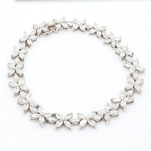 SOLD - 12.33ctw Marquise Cut Diamond Bracelet
